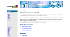Desktop Screenshot of messebau-direkt.de