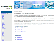 Tablet Screenshot of messebau-direkt.de